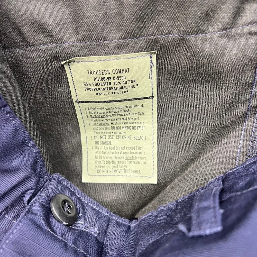 Propper Combat Pants Mens Medium‎ Navy Blue 32x32 Trousers Ripstop Cargo BDU